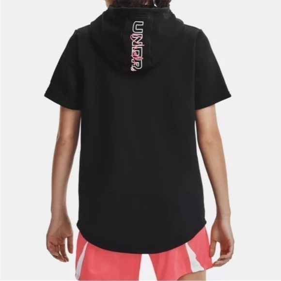 Under Armour short sleeve hooded top. Size Small - Picture 1 of 10